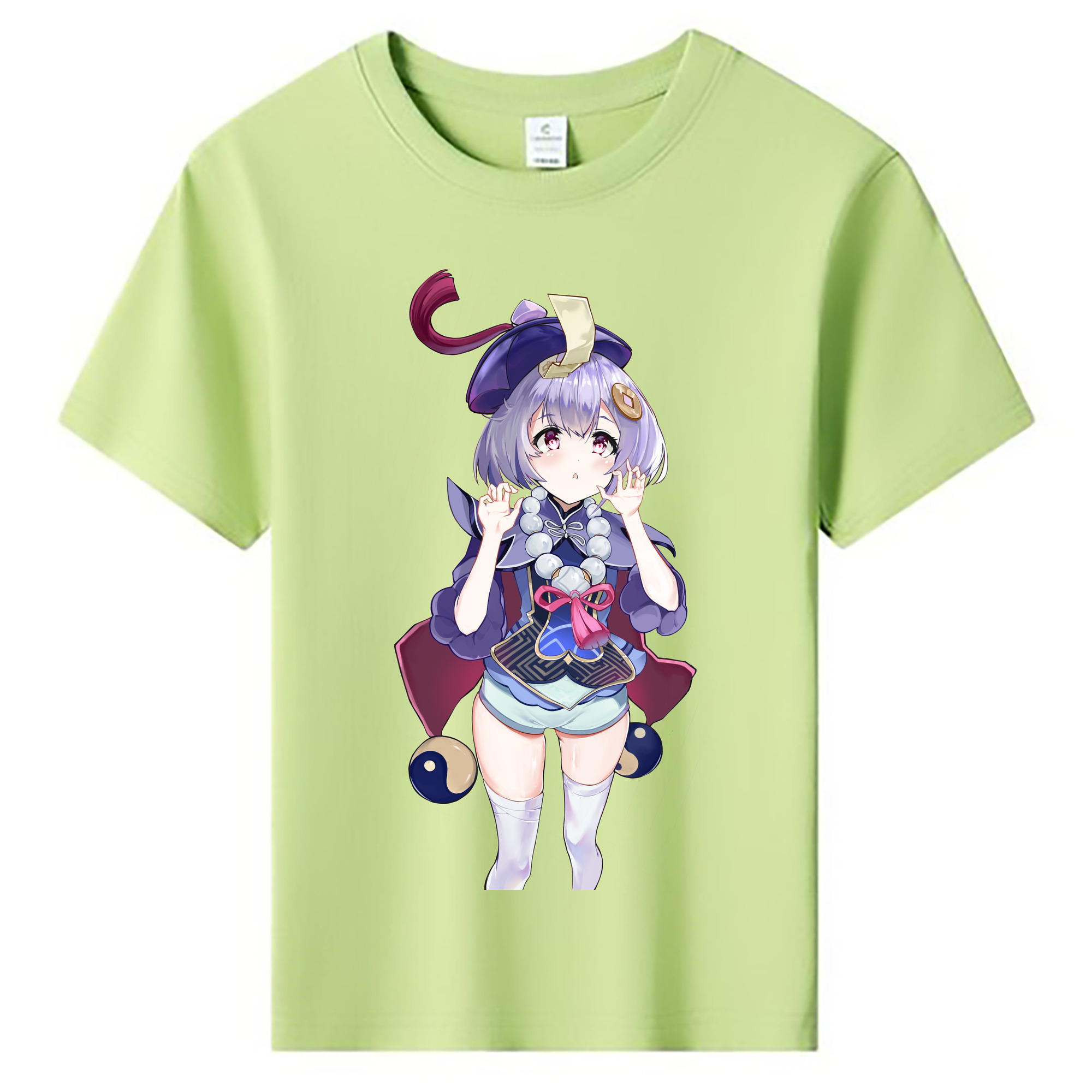 げんし神 七七 なな  genshin Nana 綿100％キッズTシャツ（フロントプリント）